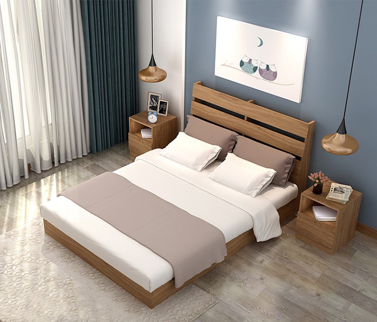 các mẫu giường gỗ công nghiệp đẹp